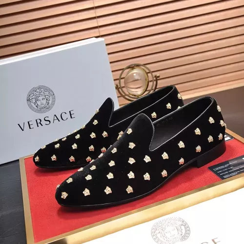 Cheap Versace Leather Shoes For Men #1331035, $$88.00 USD On Versace Leather Shoes