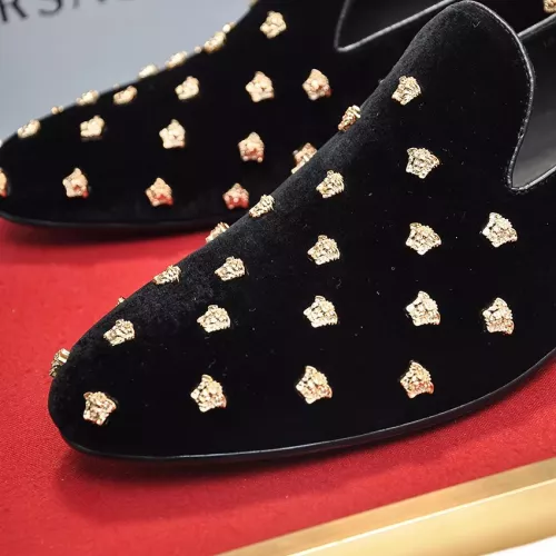 Replica Versace Leather Shoes For Men #1331035 $88.00 USD for Wholesale