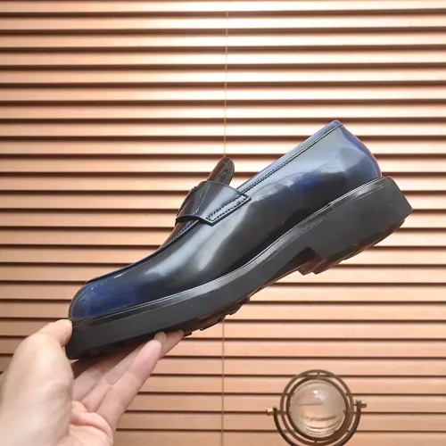 Replica Prada Leather Shoes For Men #1331041 $140.00 USD for Wholesale