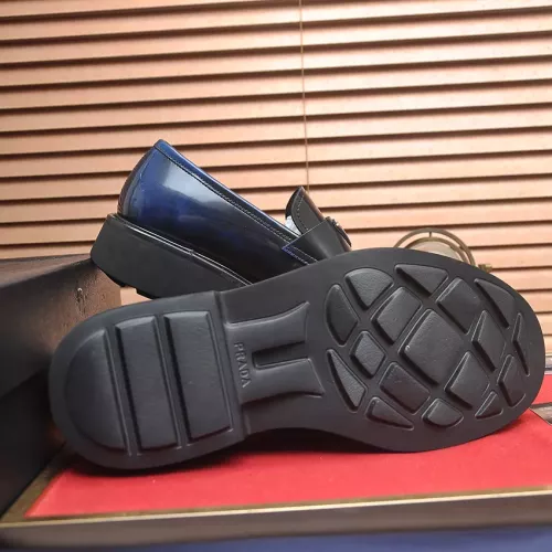 Replica Prada Leather Shoes For Men #1331041 $140.00 USD for Wholesale