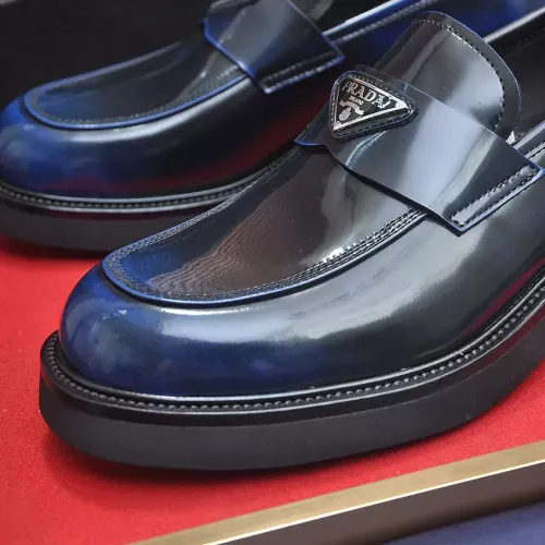 Replica Prada Leather Shoes For Men #1331041 $140.00 USD for Wholesale