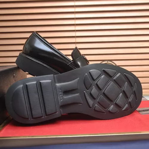 Replica Prada Leather Shoes For Men #1331042 $140.00 USD for Wholesale