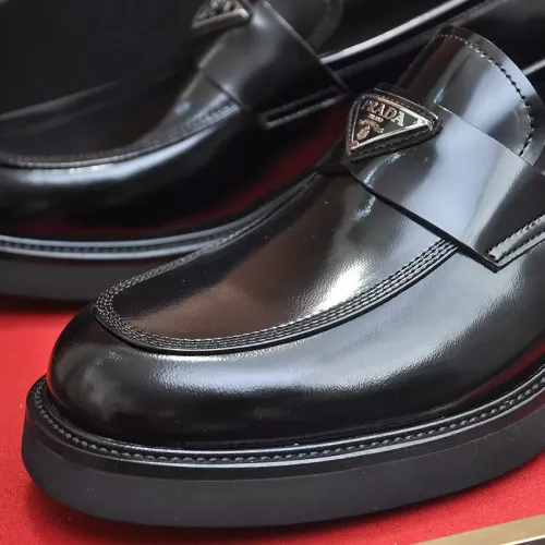 Replica Prada Leather Shoes For Men #1331042 $140.00 USD for Wholesale