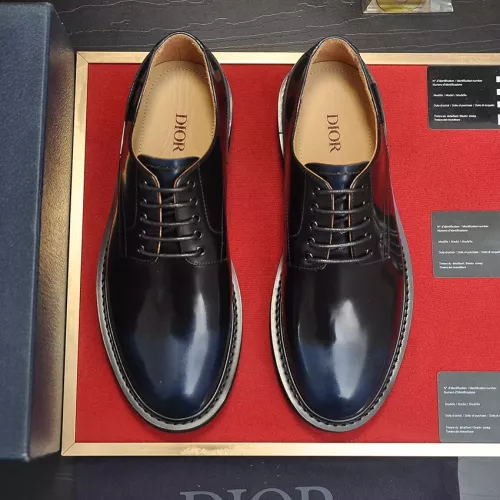 Replica Christian Dior Leather Shoes For Men #1331045 $102.00 USD for Wholesale