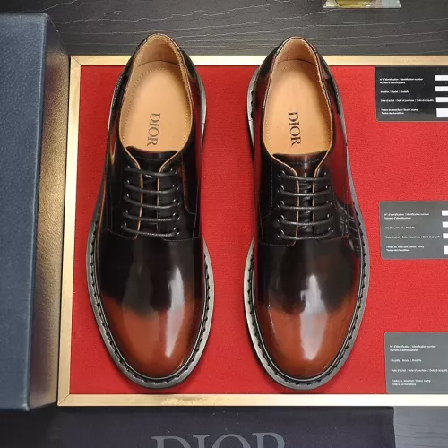 Replica Christian Dior Leather Shoes For Men #1331046 $102.00 USD for Wholesale