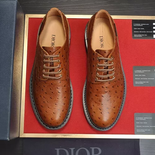 Replica Christian Dior Leather Shoes For Men #1331047 $102.00 USD for Wholesale
