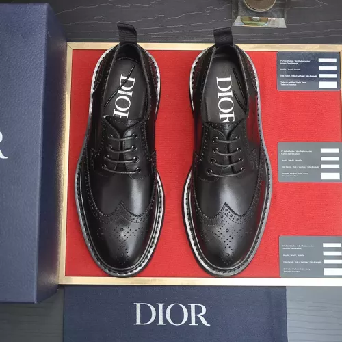 Replica Christian Dior Leather Shoes For Men #1331049 $140.00 USD for Wholesale