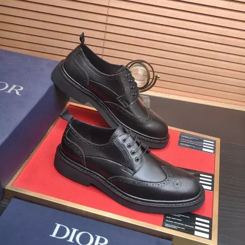 Replica Christian Dior Leather Shoes For Men #1331049 $140.00 USD for Wholesale