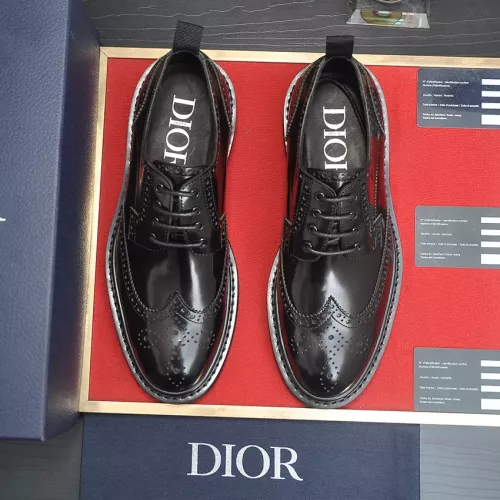 Replica Christian Dior Leather Shoes For Men #1331050 $140.00 USD for Wholesale