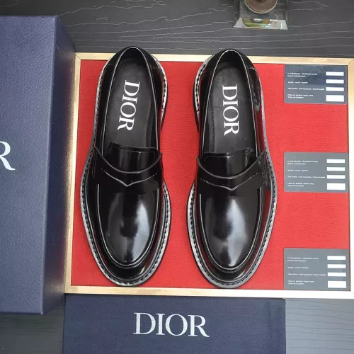 Replica Christian Dior Leather Shoes For Men #1331051 $140.00 USD for Wholesale