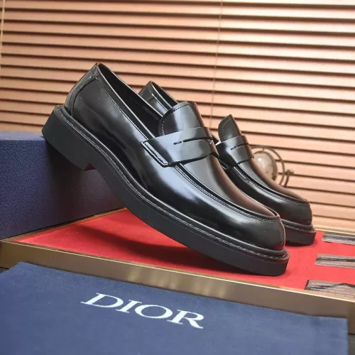 Replica Christian Dior Leather Shoes For Men #1331051 $140.00 USD for Wholesale