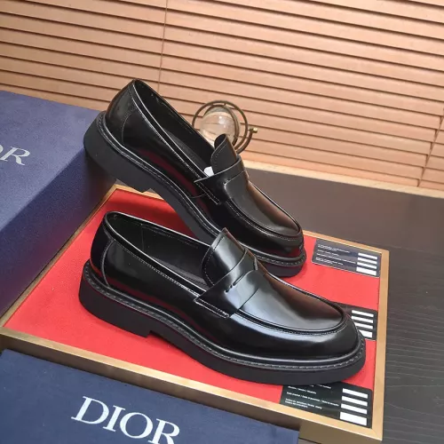 Replica Christian Dior Leather Shoes For Men #1331051 $140.00 USD for Wholesale