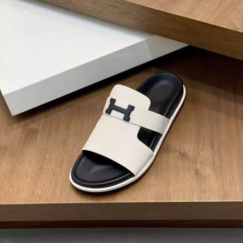 Replica Hermes Slippers For Men #1331075 $82.00 USD for Wholesale