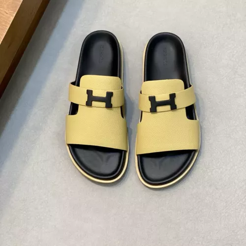 Replica Hermes Slippers For Men #1331076 $82.00 USD for Wholesale