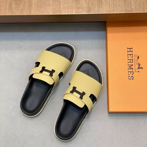 Replica Hermes Slippers For Men #1331076 $82.00 USD for Wholesale