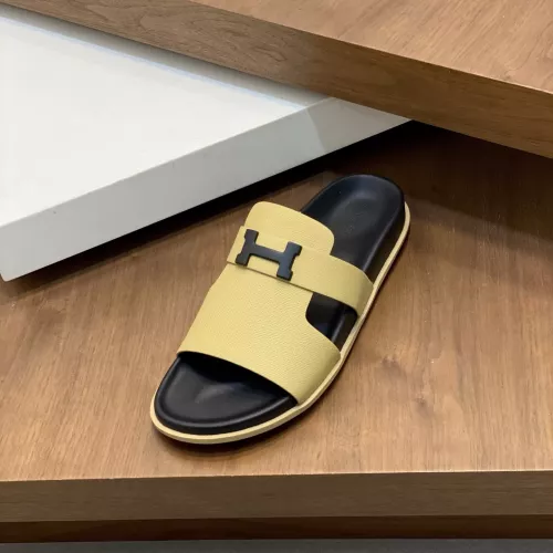 Replica Hermes Slippers For Men #1331076 $82.00 USD for Wholesale