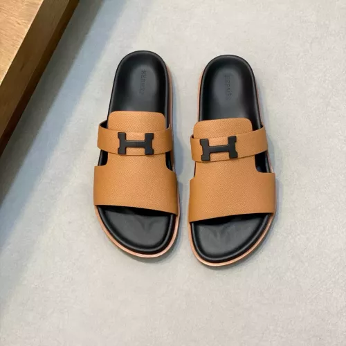 Replica Hermes Slippers For Men #1331077 $82.00 USD for Wholesale