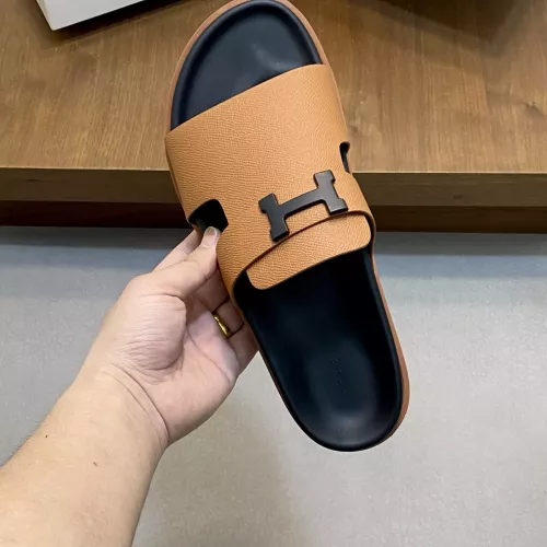 Replica Hermes Slippers For Men #1331077 $82.00 USD for Wholesale