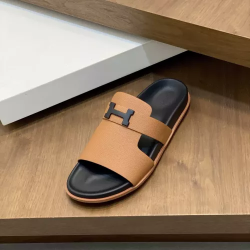 Replica Hermes Slippers For Men #1331077 $82.00 USD for Wholesale