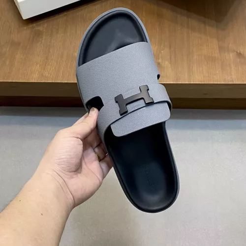 Replica Hermes Slippers For Men #1331079 $82.00 USD for Wholesale