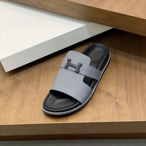 Replica Hermes Slippers For Men #1331079 $82.00 USD for Wholesale