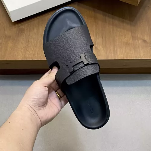 Replica Hermes Slippers For Men #1331080 $82.00 USD for Wholesale
