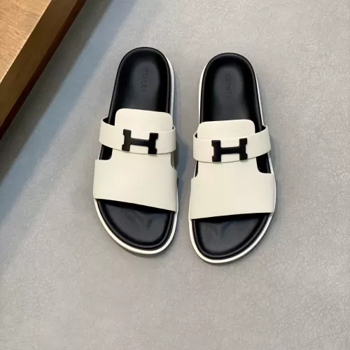 Replica Hermes Slippers For Men #1331084 $82.00 USD for Wholesale