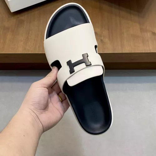 Replica Hermes Slippers For Men #1331084 $82.00 USD for Wholesale