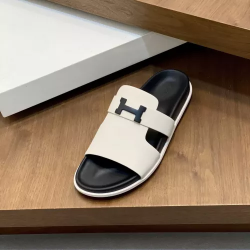 Replica Hermes Slippers For Men #1331084 $82.00 USD for Wholesale