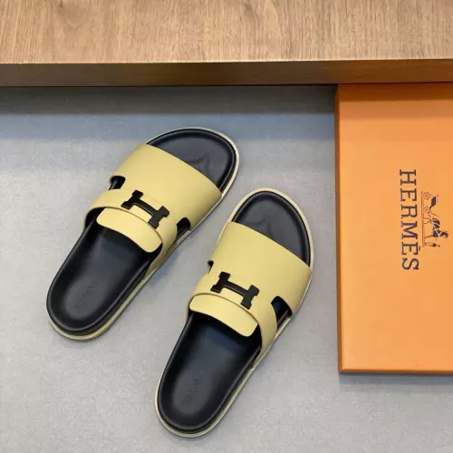 Replica Hermes Slippers For Men #1331087 $82.00 USD for Wholesale