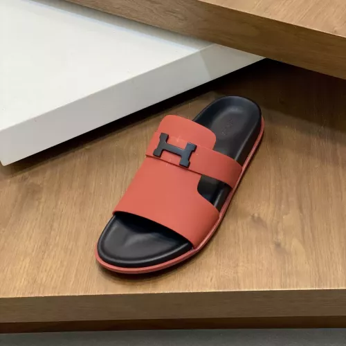 Replica Hermes Slippers For Men #1331092 $82.00 USD for Wholesale