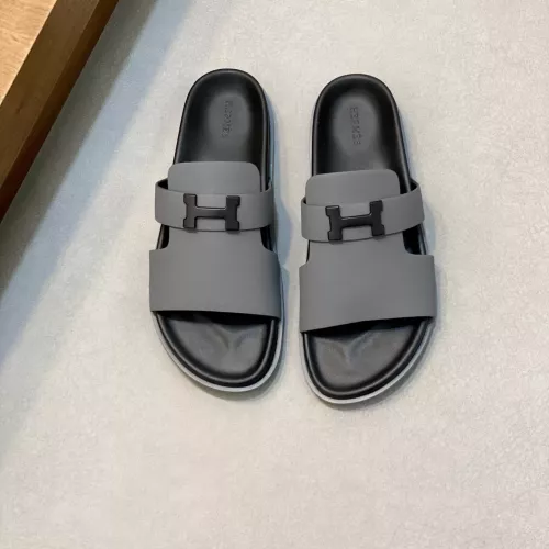 Replica Hermes Slippers For Men #1331094 $82.00 USD for Wholesale