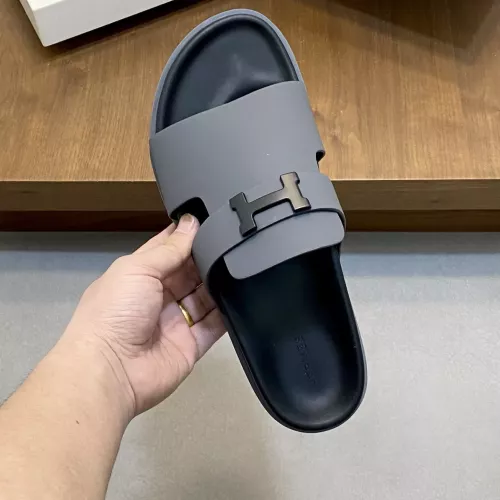 Replica Hermes Slippers For Men #1331094 $82.00 USD for Wholesale