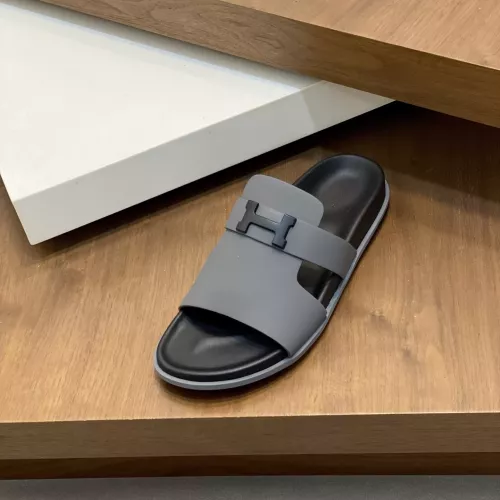 Replica Hermes Slippers For Men #1331094 $82.00 USD for Wholesale
