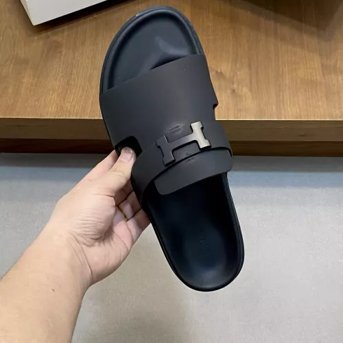 Replica Hermes Slippers For Men #1331101 $82.00 USD for Wholesale