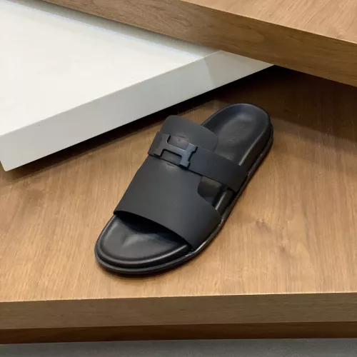Replica Hermes Slippers For Men #1331101 $82.00 USD for Wholesale