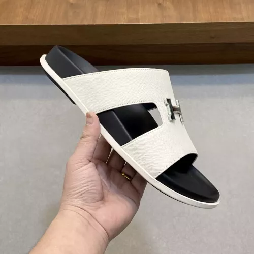 Replica Hermes Slippers For Men #1331109 $82.00 USD for Wholesale