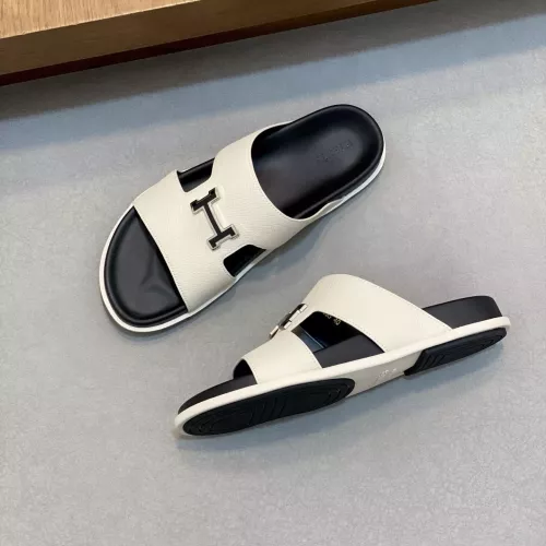 Replica Hermes Slippers For Men #1331109 $82.00 USD for Wholesale