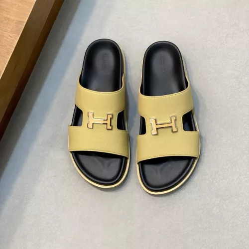 Replica Hermes Slippers For Men #1331112 $82.00 USD for Wholesale