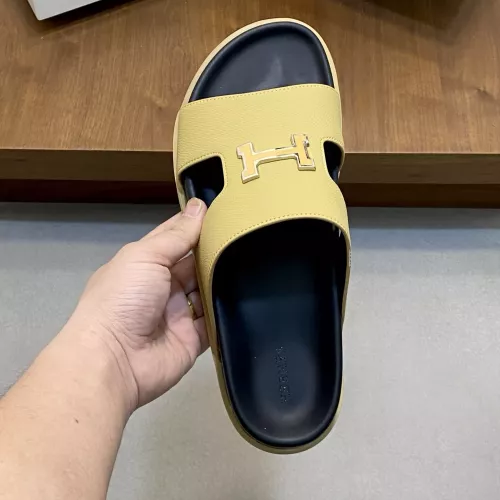 Replica Hermes Slippers For Men #1331112 $82.00 USD for Wholesale