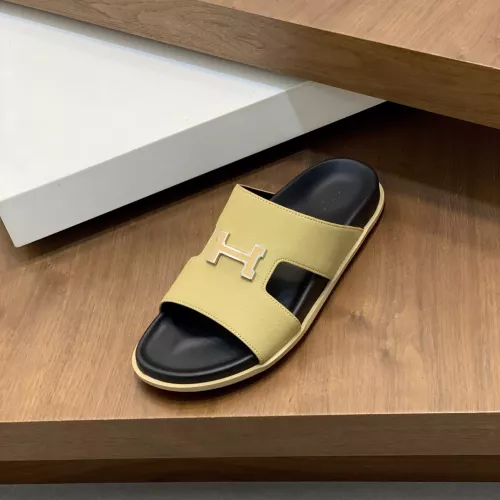 Replica Hermes Slippers For Men #1331112 $82.00 USD for Wholesale