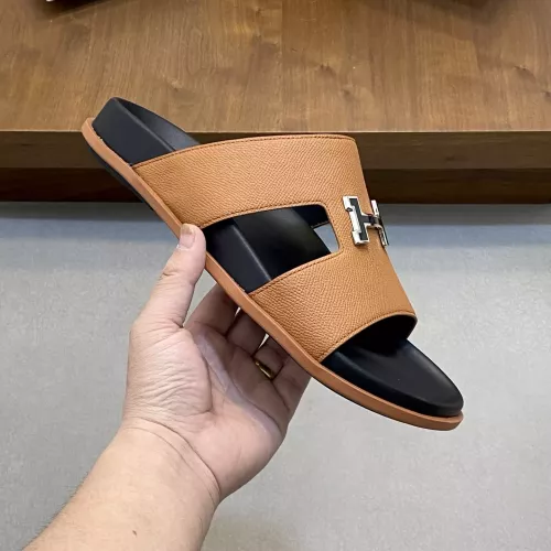 Replica Hermes Slippers For Men #1331115 $82.00 USD for Wholesale