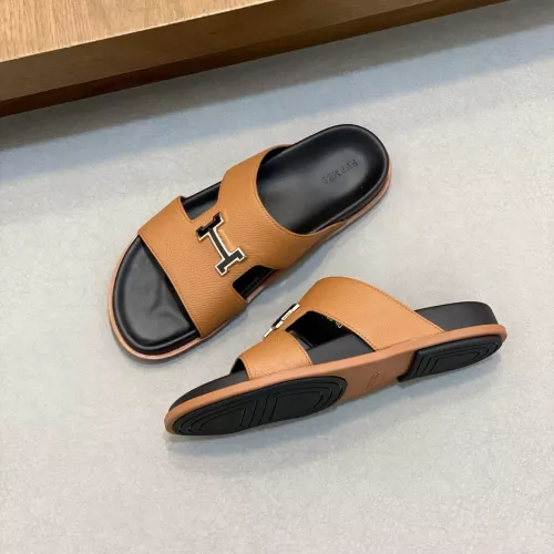 Replica Hermes Slippers For Men #1331115 $82.00 USD for Wholesale