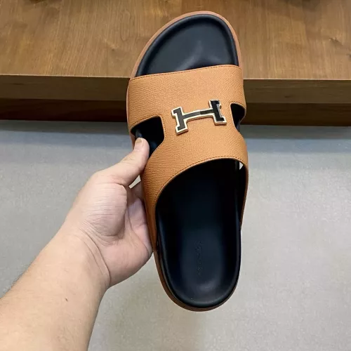 Replica Hermes Slippers For Men #1331115 $82.00 USD for Wholesale
