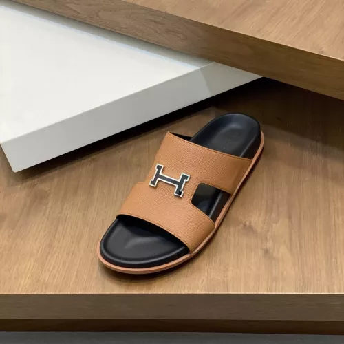 Replica Hermes Slippers For Men #1331115 $82.00 USD for Wholesale