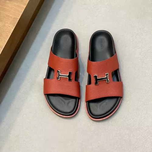 Replica Hermes Slippers For Men #1331116 $82.00 USD for Wholesale