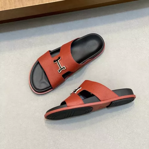 Replica Hermes Slippers For Men #1331116 $82.00 USD for Wholesale