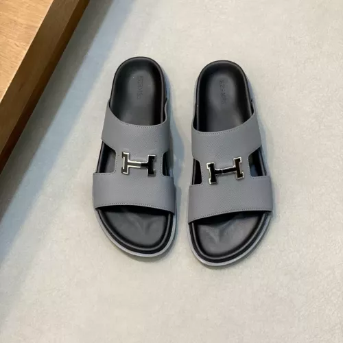 Replica Hermes Slippers For Men #1331117 $82.00 USD for Wholesale