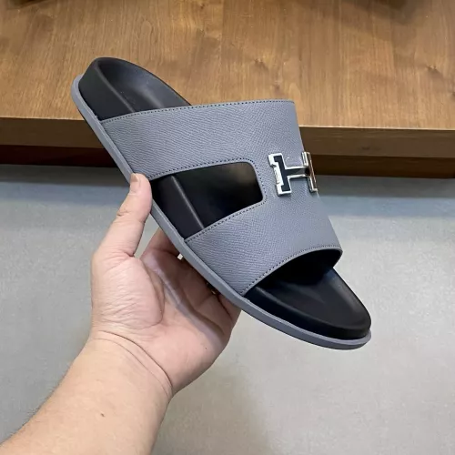Replica Hermes Slippers For Men #1331117 $82.00 USD for Wholesale