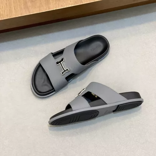 Replica Hermes Slippers For Men #1331117 $82.00 USD for Wholesale